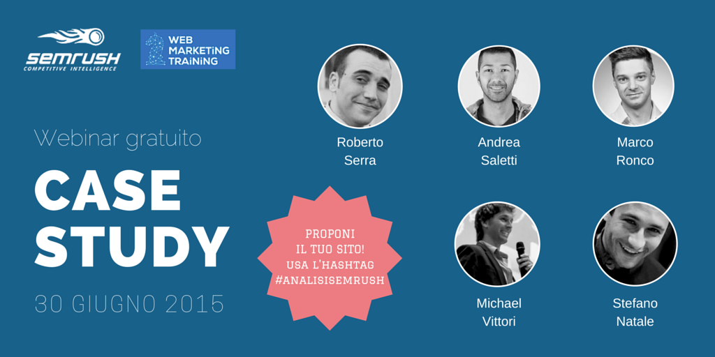 michaelvittori's tweet photo. Roundtable @semrush: analisi #SEO live di 3 siti, tra gli esperti ci sarò anche io!
http://t.co/esCcVdMrPi http://t.co/T0cNhBlXh8