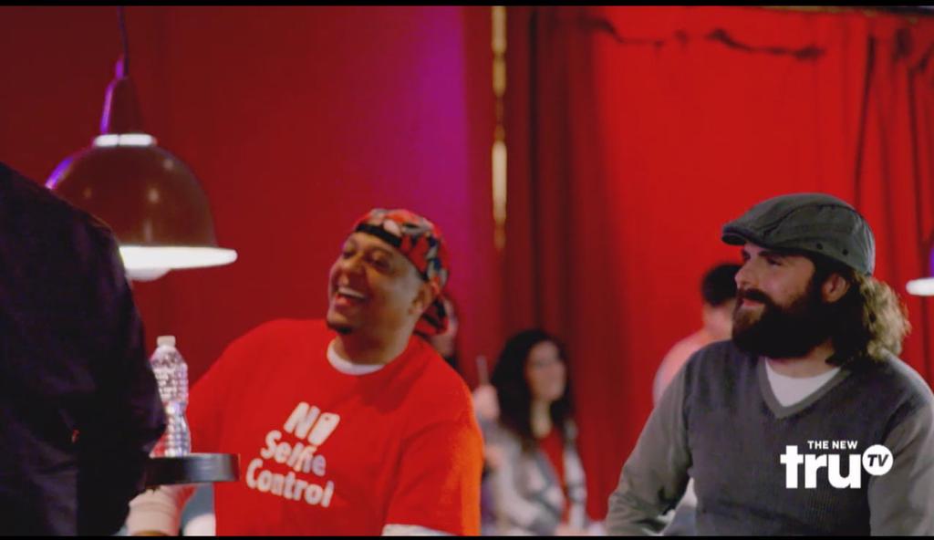 Mikeyfrost609's tweet photo. I have no selfie control but the guys tonight have no self control! The Hustlers 10/9c on @truTV #trutvhustlers #pool http://t.co/b69jBvnYI6