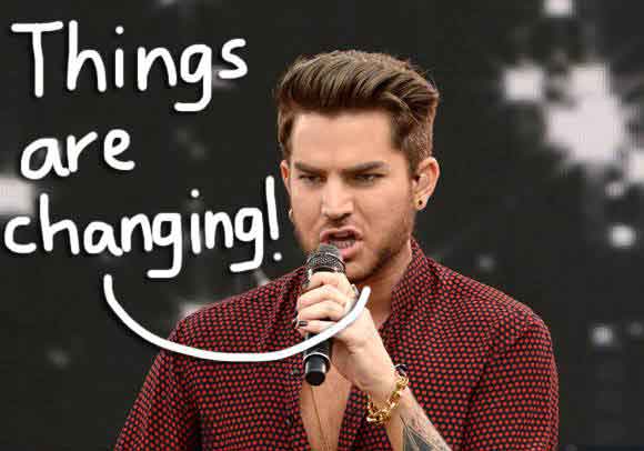 PerezHilton's tweet image. #AdamLambert talks #AmericanIdol cancellation &amp;amp; watch him perform on #GoodMorningAmerica HERE! goo.gl/y7B6wm