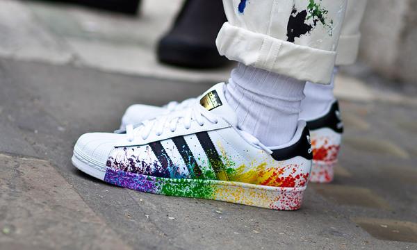 Shouts™ on Twitter: "On foot look at the @AdidasOriginals Superstar "Pride Pack" Sizes available on Adidas here -&gt; http://t.co/4Yksi4KQ5L / Twitter