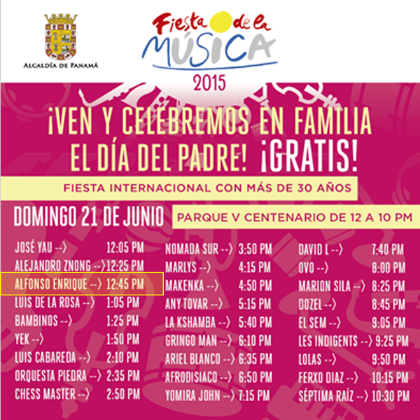alfonsoenrike's tweet photo. Baila Que la Vida es Hoy! #FDLM2015 #FdlMPanama #FiestadelaMusicaPanama #FDLM #Panama #FiestadelaMusica2015 #music http://t.co/L4G6vkA59y