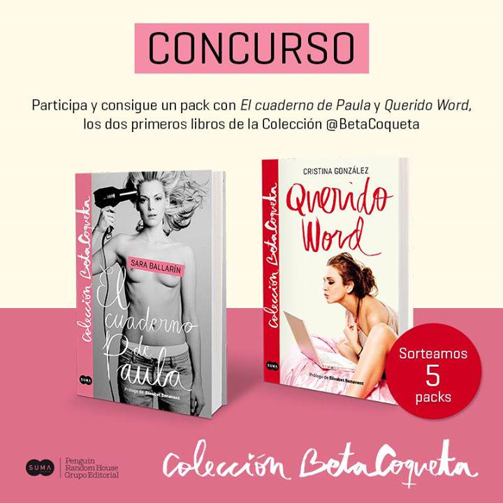 penguinlibros's tweet photo. ¿Sabías que en este concurso puedes ganar los 2 primeros libros de la Colección @Betacoqueta? https://t.co/85f6kVtTQJ http://t.co/Sfiih1kpPJ