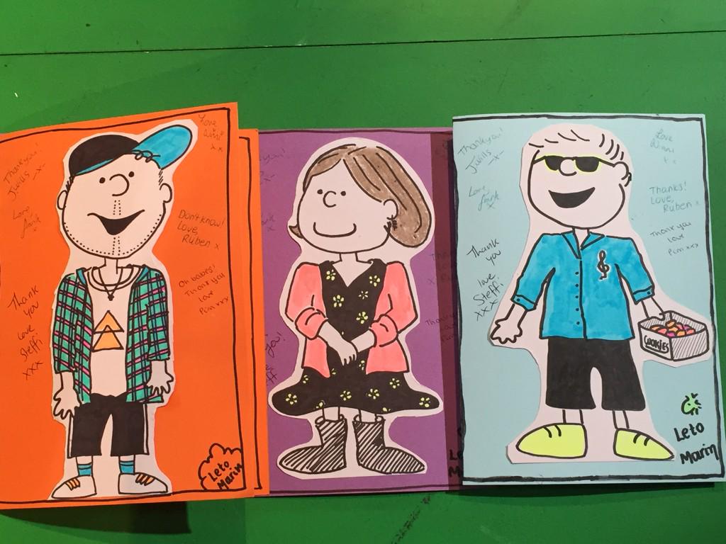 Thrilled to be turned into a #Peanuts style cartoon w the amazing #DanJackson(MD)&amp;@darragholeary (choreo)<a href="/SnoopyGSA/">Snoopy!!!</a>