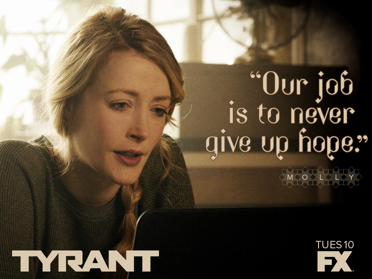 TyrantTVShow's tweet photo. It may be all they have left.  #TyrantFX http://t.co/hhASYbQmmc