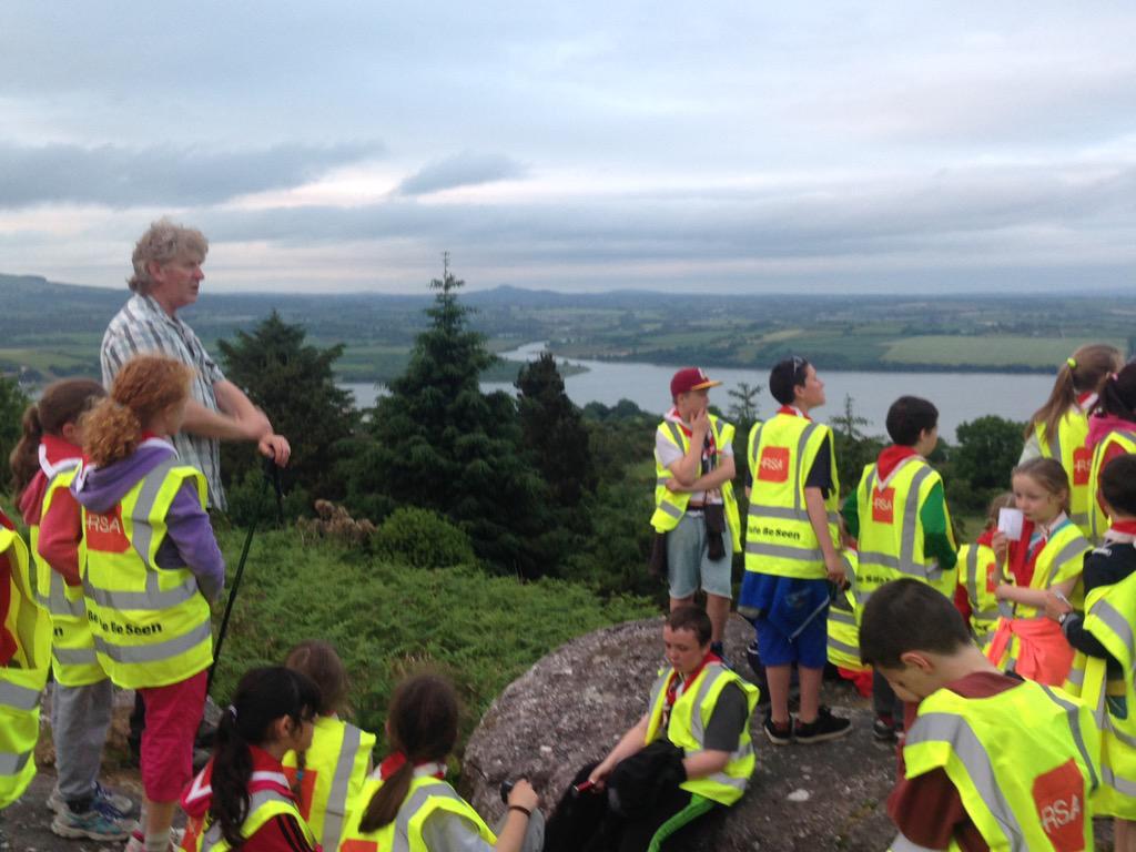 3rd/7th/13th Cubs taking in the views on a hike around The Minaun, Co. Waterford

#ScoutsIE
