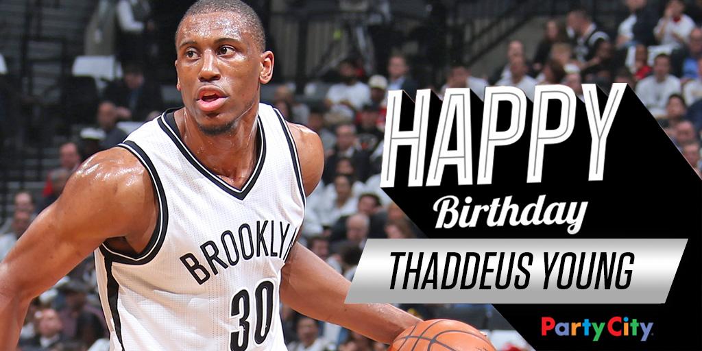 Join us and in wishing Thaddeus Young a Happy Birthday! 