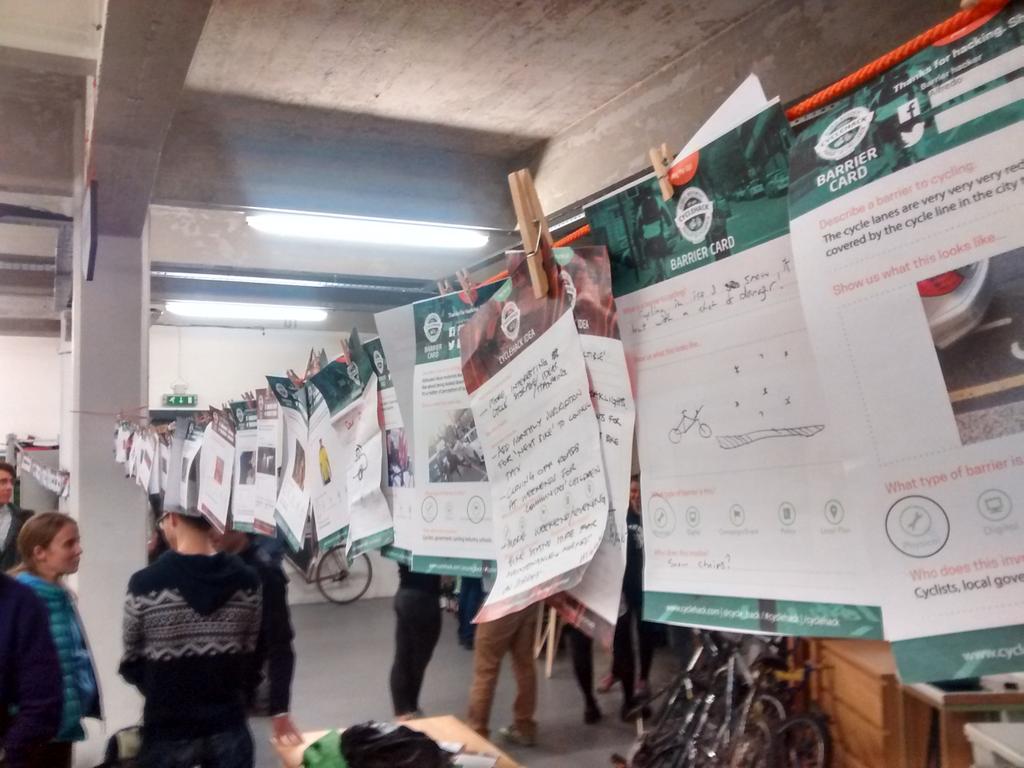 RobertWeetman's tweet image. A room full of ideas and thoughts. #cyclehack  #cyclehackgla