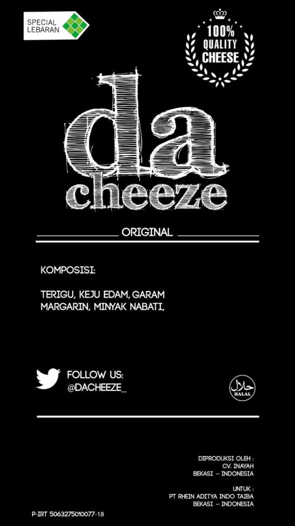 daCheeze_'s tweet image. Buat yg kangen sama kita, minggu depan kita bikin da'Cheeze special lebaran. Rasa ORIGINAL nih. Siap order!