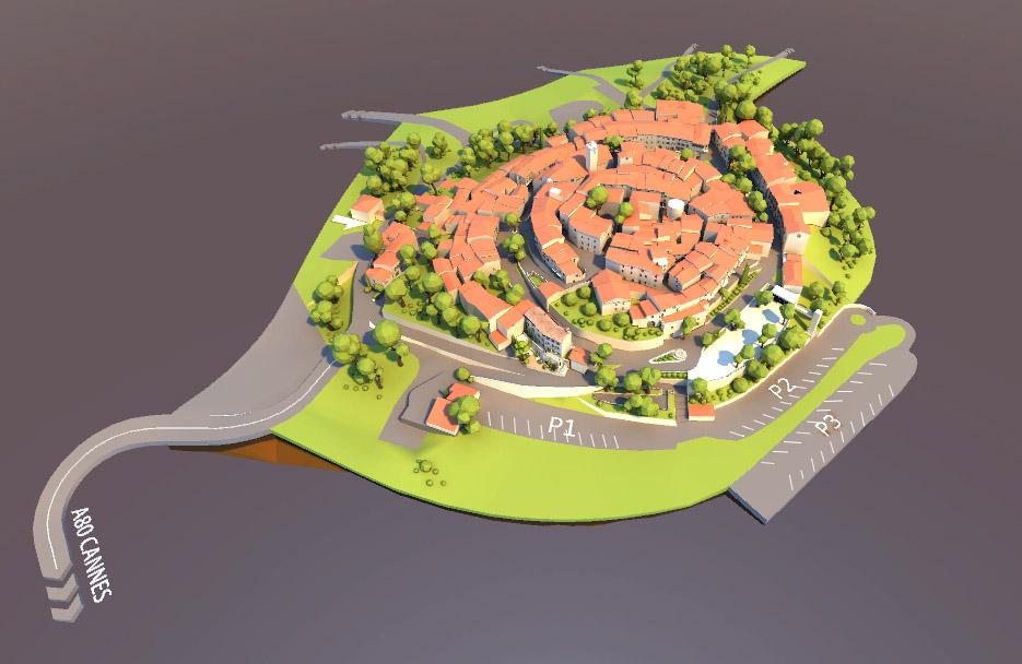 Navigator4D's tweet image. One of our Museum4D project under construction... Town 4D-model