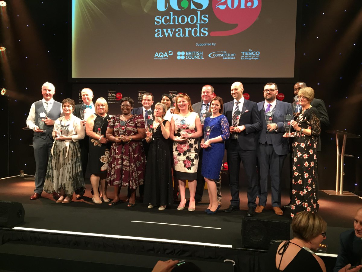 tes's tweet photo. Tonight’s winners - well done! #TESAwards http://t.co/rqQJEQpxuW