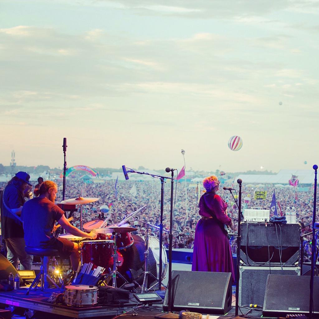 Bonnaroo's tweet photo. "There ain't no place I'd rather be. This is where I get to be with my family." - Brittany Howard (📷: @ZornPhoto) http://t.co/VZJLkl21zB