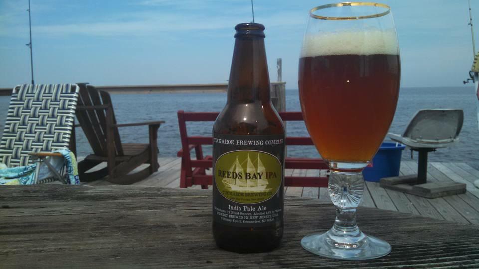 ReedsBeachNJ's tweet photo. Official #beer of #reedsbeach ?! Quite possibly! Reeds Bay #IPA from @TuckahoeCo #yum #delicious #thankyou http://t.co/2K1oWXC8B3