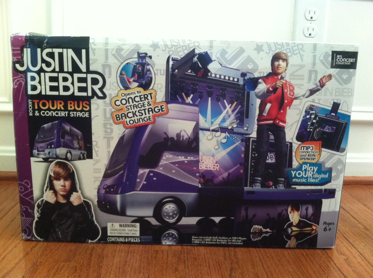 justin bieber tour bus toy
