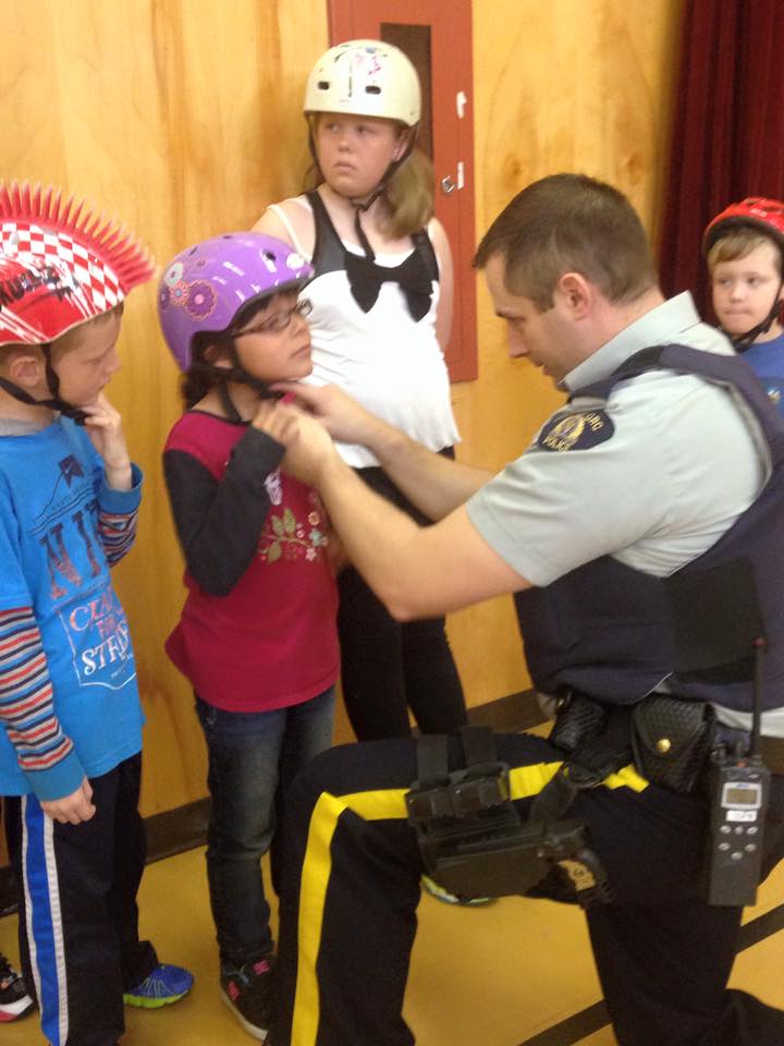 RaybyrneRaymond's tweet photo. @MS_AllGrade  Great afternoon at the Bike Rodeo Wednesday.  Thank you Cpl Mollon of Roddickton Detachment RCMP. http://t.co/B8f2rFWo40