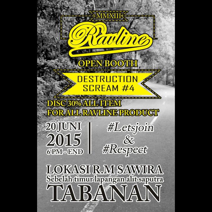 RAVLINE STORE (@ravline_store) on Twitter photo Haloo tabanan
Hari ini.. Ravline ope both
<a href="/destruction/">DESTRUCTION</a> screan #4
Lokasi Rm Sawira sblah timur Lap. Alit Saputra Haloo tabanan
Hari ini.. Ravline ope both
<a href="/destruction/">DESTRUCTION</a> screan #4
Lokasi Rm Sawira sblah timur Lap. Alit Saputra