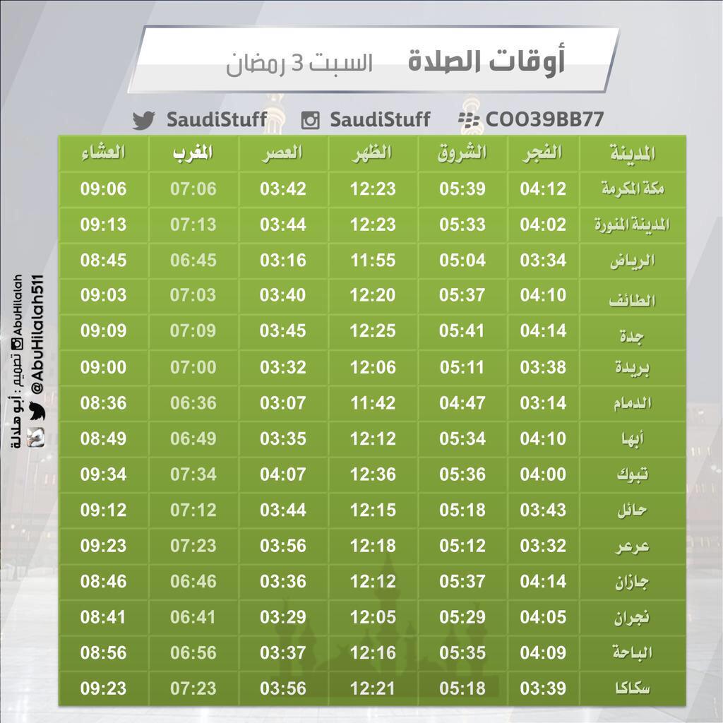 مواقيت الصلاة بريدة On Twitter حان الان وقت صلاة المغرب حسب التوقيت المحلي لـمدينة بريدة 5 50 م