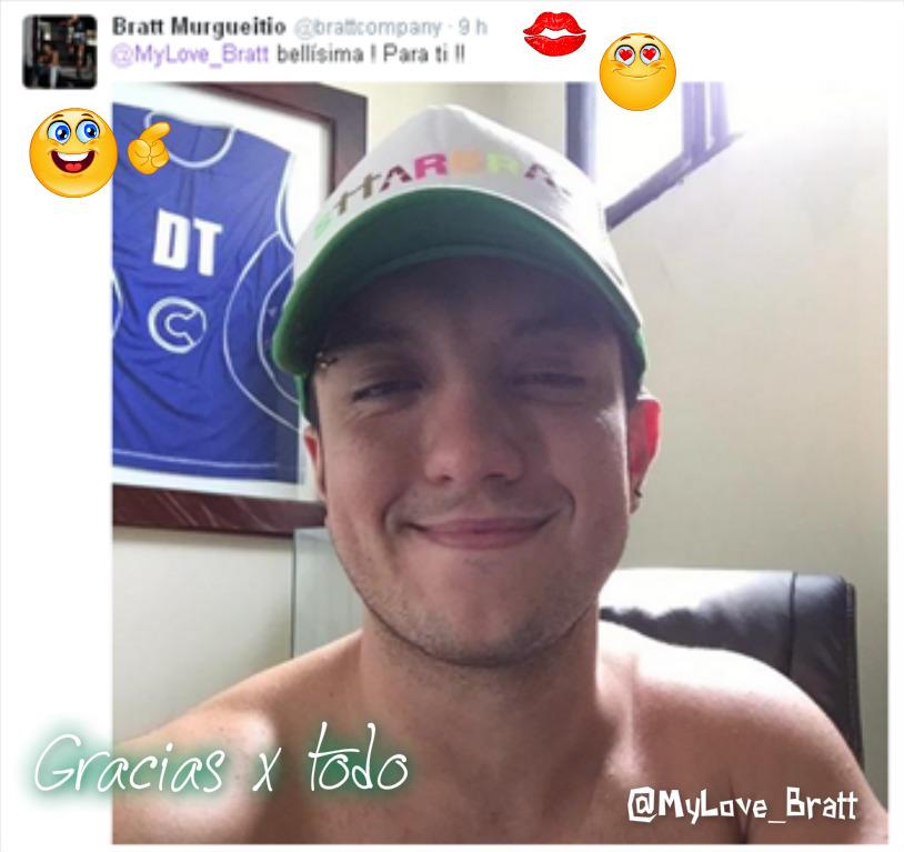 MyLove_Bratt's tweet photo. No me canso de ver este tweet 👌💕Gracias por la pic hermoso @brattcompany PD: Se viene mi cumple espero tu saludo. 🙏🙏 http://t.co/XByEDquAz7