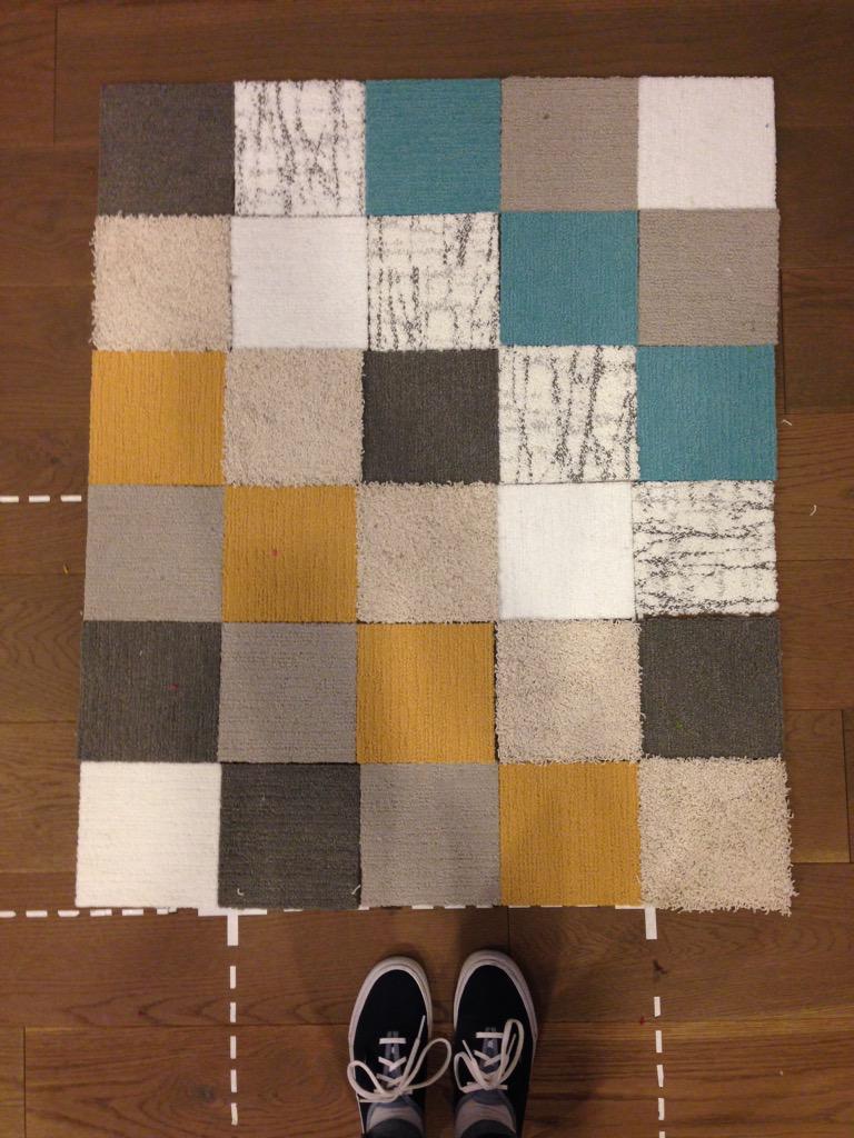 issata's tweet image. My rug design submission to @flor #Flordesignchallenge2015