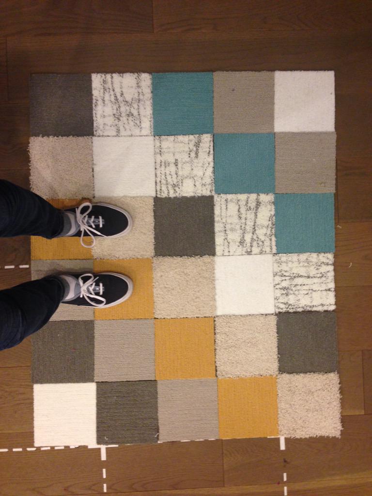 issata's tweet image. My rug design submission to @flor #Flordesignchallenge2015