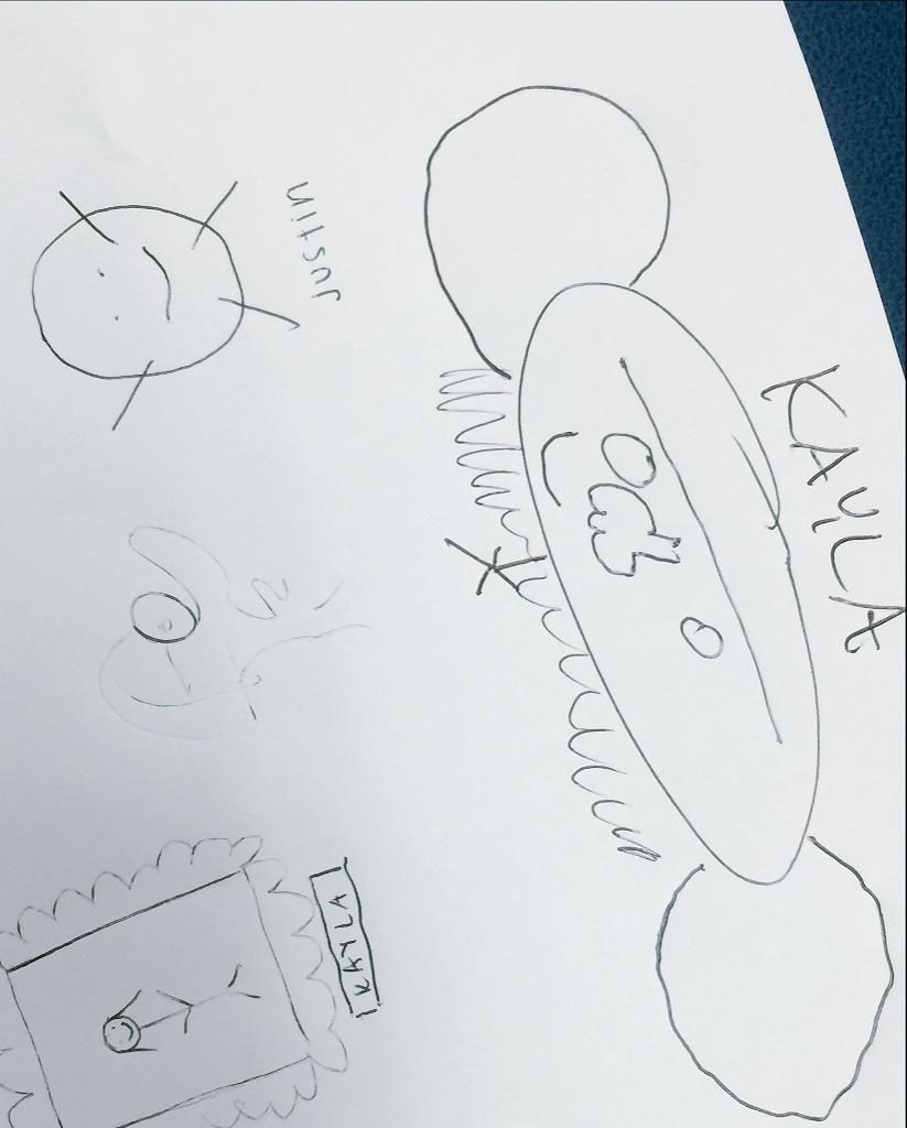 kaylarfrancis's tweet image. portrait of me by Justin :-) #acurate