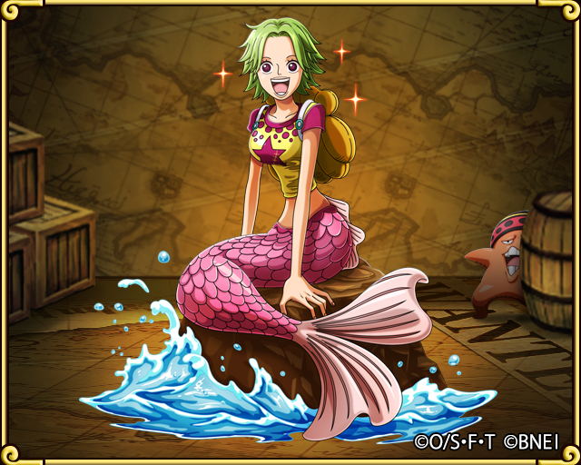 One Piece トレジャークルーズ 新キャラ情報 キッシンググラミーの人魚 天真爛漫なこの人がトレクルに登場です なんだか夏が待ち遠しくなってきました Http T Co D1lzyauiev トレクル Http T Co Uttpkhbeje Twitter