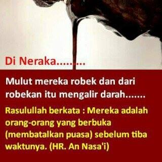 sabdarosul's tweet photo. mereka adalah orang-orang yang berbuka sebelum halal puasa mereka.” 
[HR. An-Nasa’I, shahih] http://t.co/zZfeGKbz5z