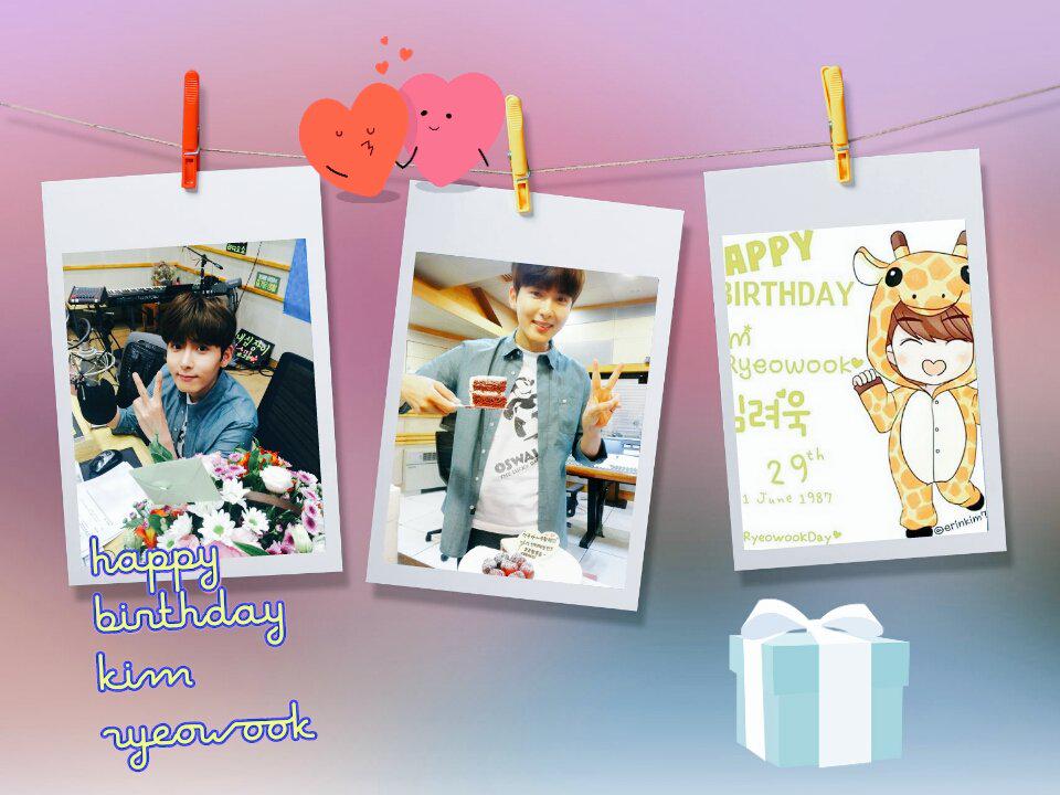 Happy birthday Kim ryeowook oppa..^^ I hope always happy and long life ryeowook oppa.^^
please stay health. 