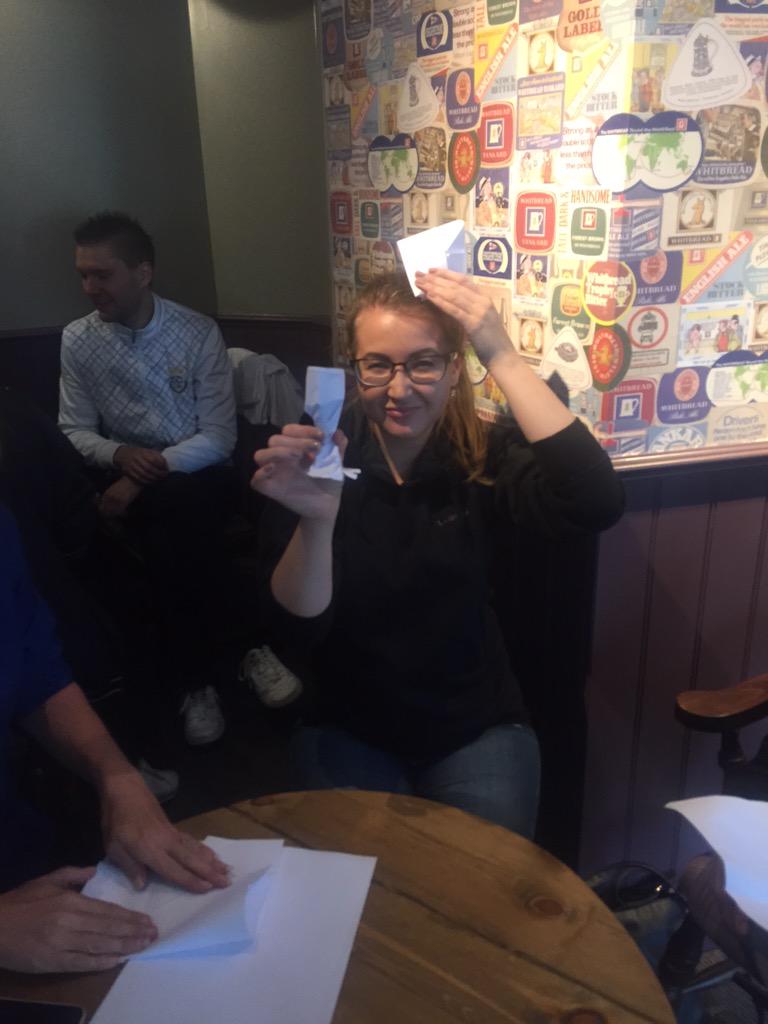 WBI_Team's tweet photo. Chefs hats &amp; wine glasses! No problem! Team Warrener. #lockinsugm @WeAreSUGM @Jimbentley10 @SpencerGraydon http://t.co/jJ0744XH9I