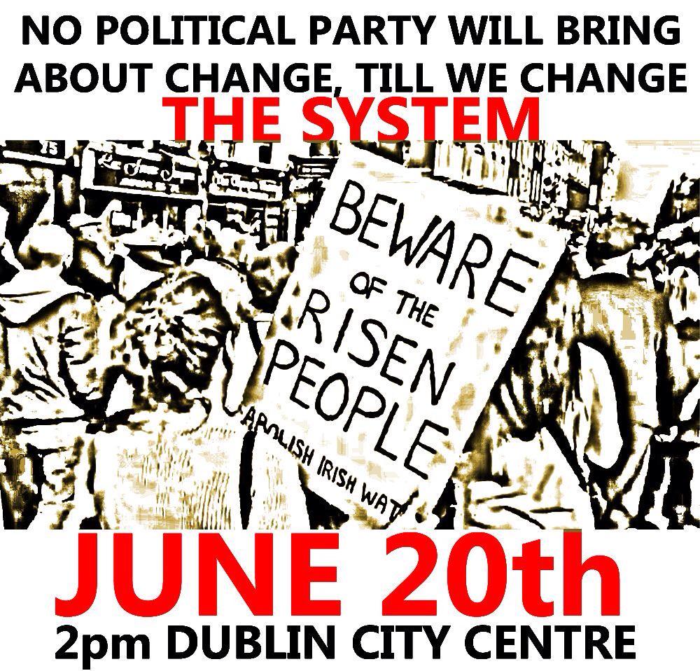 Ballymunsaysno's tweet photo. #solidaritywithgreece #DublinJune20th #DunnesWorkers #not1pipe #Clerys #FreeStevenBennett #siteserv #irishwater http://t.co/wyKMfhl7T7