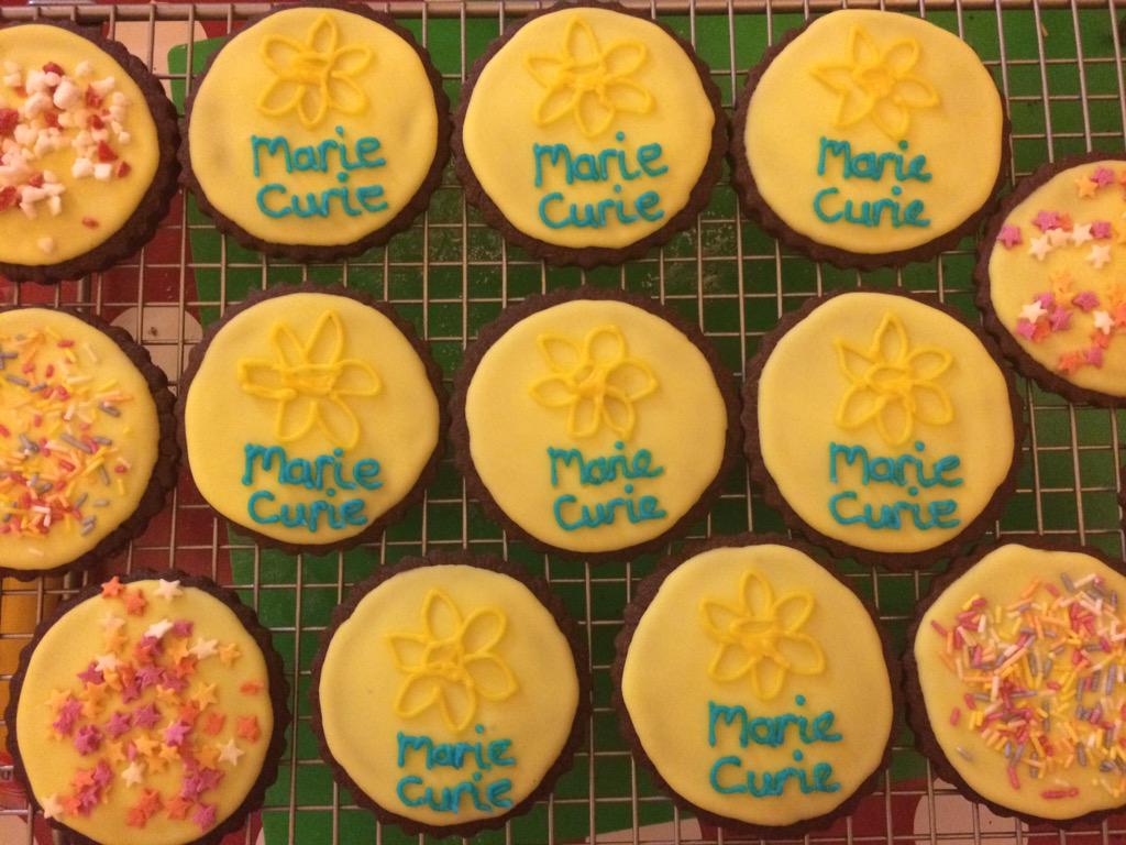 Getting ready for our #BloomingGreat tea party for <a href="/mariecurieuk/">Marie Curie</a>