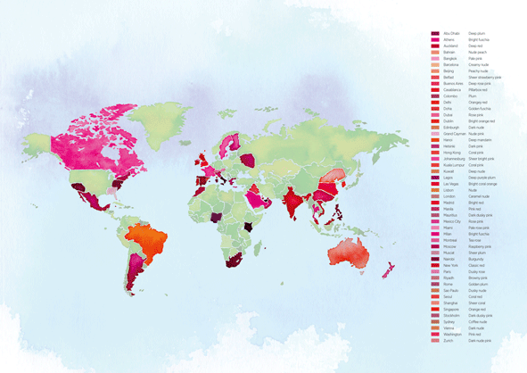 Want to know what colour of lipstick everyone is buying in your city? on.elleuk.com/1J8syA1  via <a href="/ellebeautyteam/">ELLE Beauty</a>