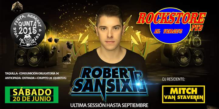 AgarratAEsta's tweet photo. Hoy es el día!! Hoy la liamos en @RockstorePub con @robertosansixto no te lo pierdas ultima sesión hasta SEPTIEMBRE!! http://t.co/GtBXinUKCg
