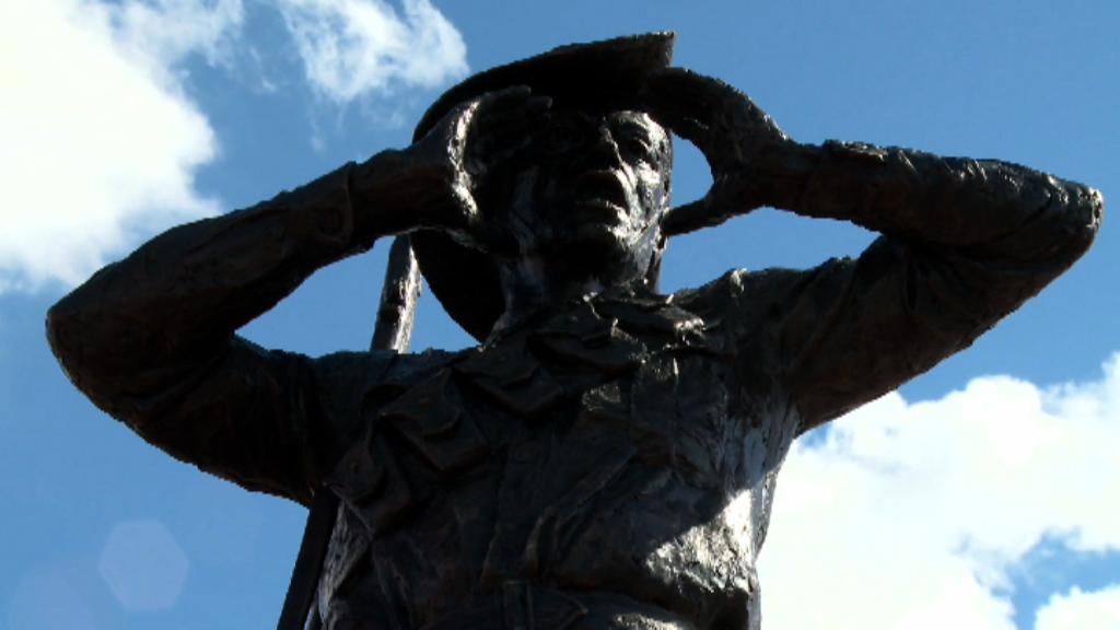 Discover the story behind statue commemorating 1915 'Cooee March' from