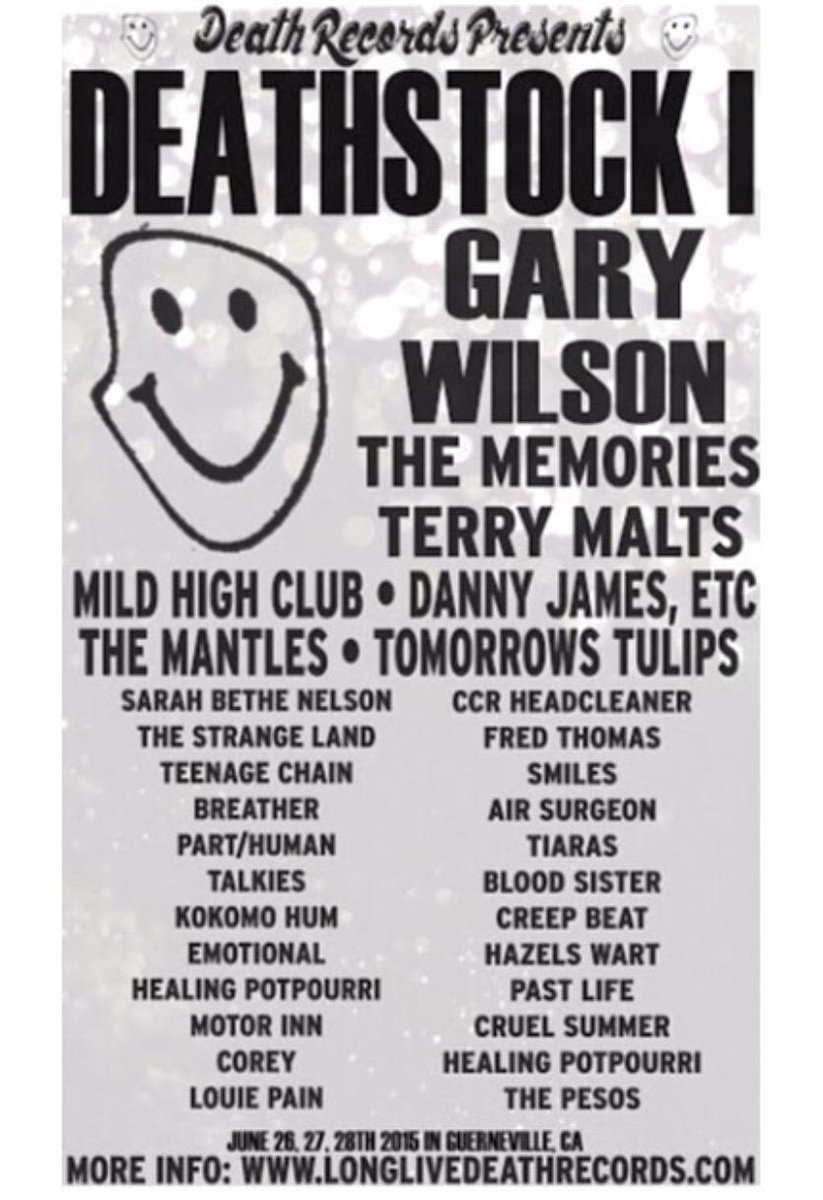 Both Terry Malts and Corey will be at Deathstock but I've never seen both of them in the same room at the same time..