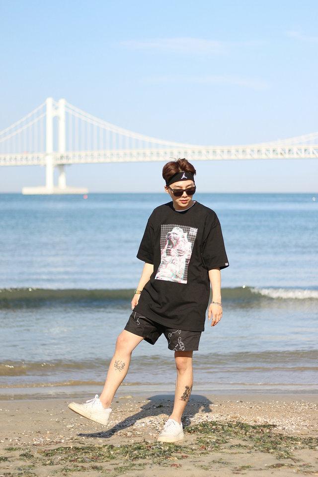 韓国ファッション メンズ Twitterissa 夏でもブラックコーデ