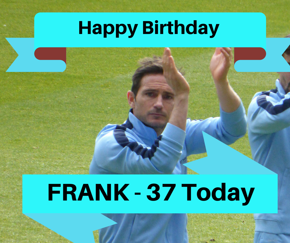 Happy 37th Birthday Frank Lampard! from 