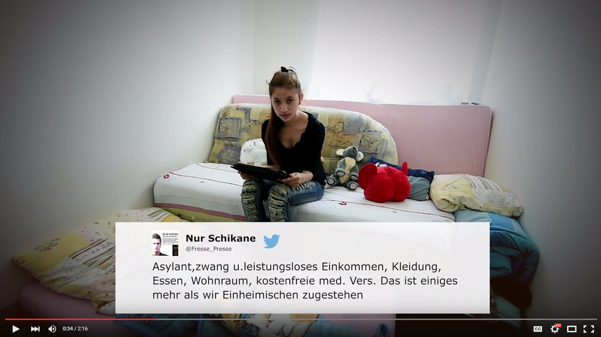 Echte Flüchtlinge lesen echte Tweets. Macht sprachlos. Und traurig. Und wütend: youtube.com/watch?v=oimtQd…
