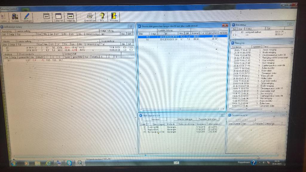 eppie1986's tweet image. Fijn werken zo met een lege attentie lijst!😊  #robotmelken #sac milking.