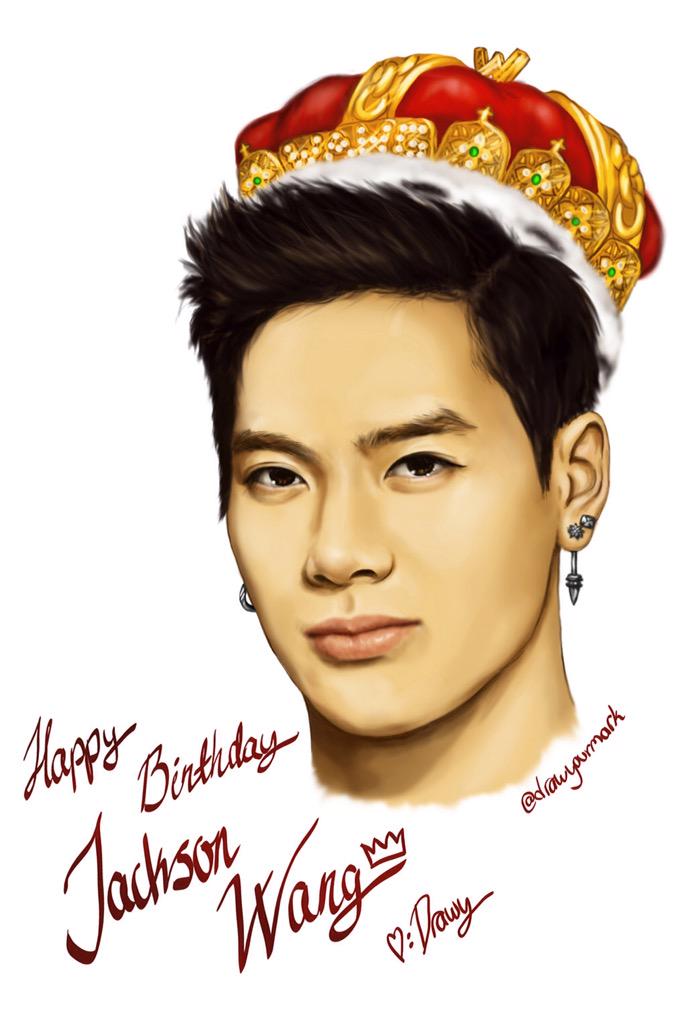 brystalhope's tweet photo. Amazing fan art by #drawyourmark #JacksonWang #GOT7 http://t.co/9psXMaa4gj
