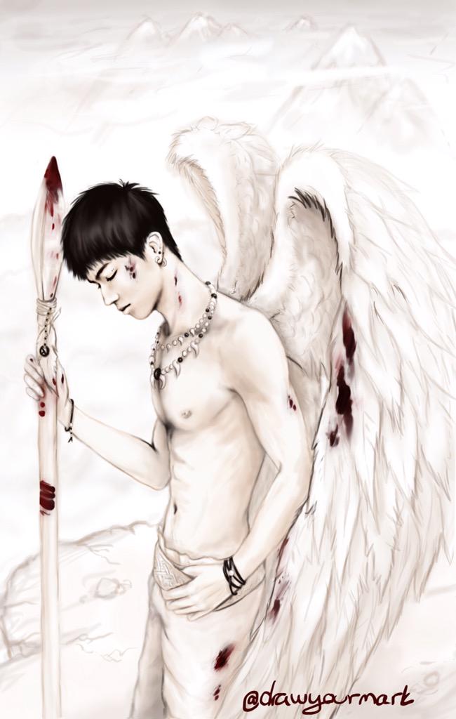 brystalhope's tweet photo. Amazing fan art by #drawyourmark #JB #GOT7 http://t.co/kCydxX75wl