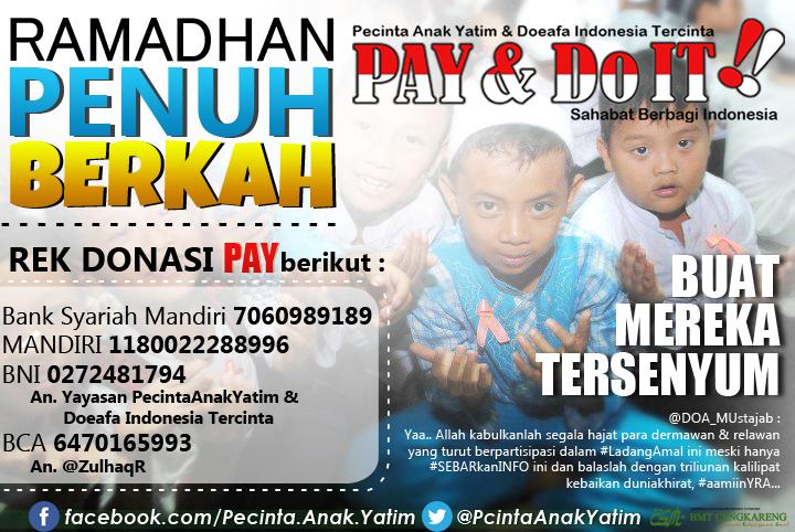 Assalamualaikum..sebagian harta kita adalah hak mereka #AnakYatimDoeafa |Yuk #BuatMerekaTersenyum dibulan ini ^_^