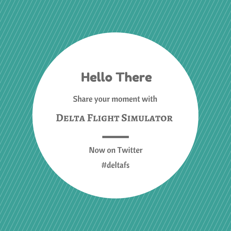 Rebertayasint's tweet photo. Guys udah nyobain Flight Simulatornya? Share dong first moment kamu bareng kami dengan hashtag  #deltafs http://t.co/T44rjlmsWT