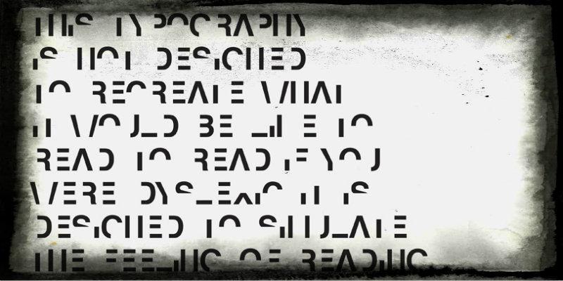 Il Post Un Designer Inglese Ha Creato Un Font Grafico Per Mostrare Cosa Vuol Dire Avere La Dislessia Http T Co Hhxlb09w7f Http T Co 3hlpfzeglm