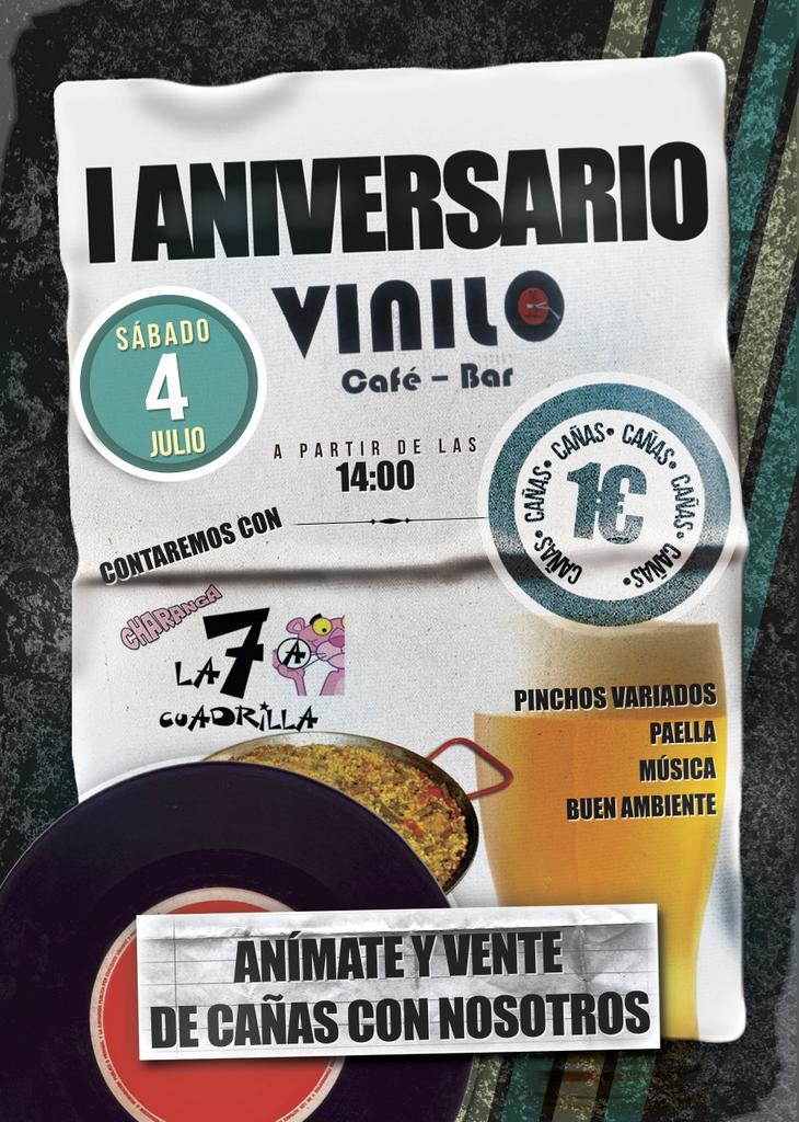 El proximo 4 de Julio vente con nosotros a celebrar nuestro aniversario. Va a ser un gran día!!!