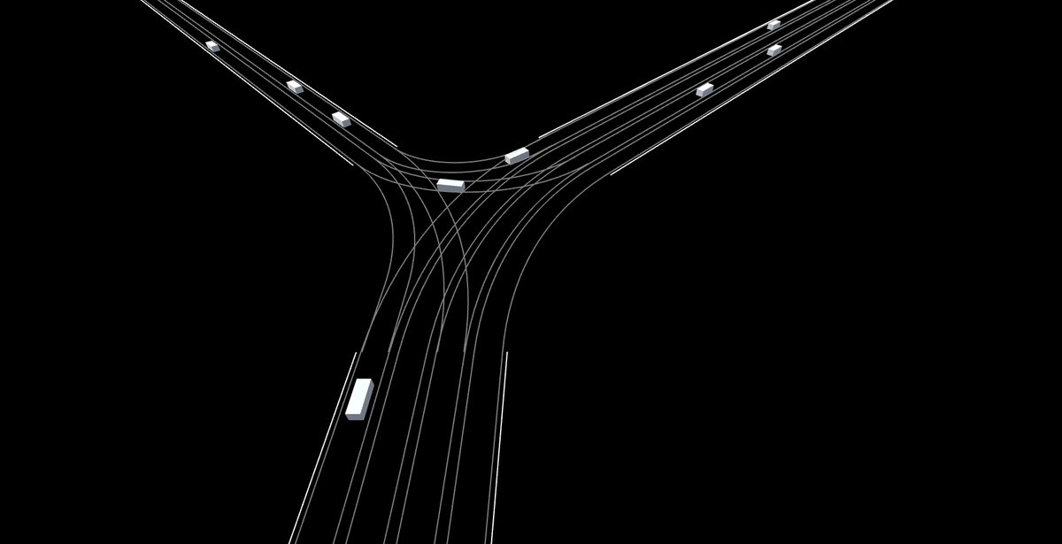 airportsim's tweet photo. Basic work on multi-lane traffic. Doesn't look like much, will maybe blog about it next week. #screenshotsaturday http://t.co/dMNu2tKQ1D