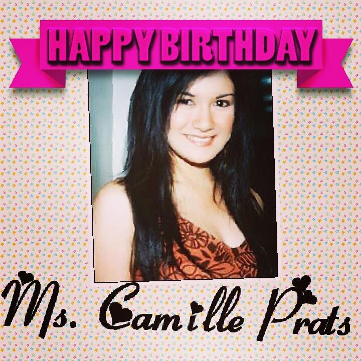 Happy Blessed birthday Ms. Camille Prats .... Enjoy ur special and wonderful day... Stay blessed ...   