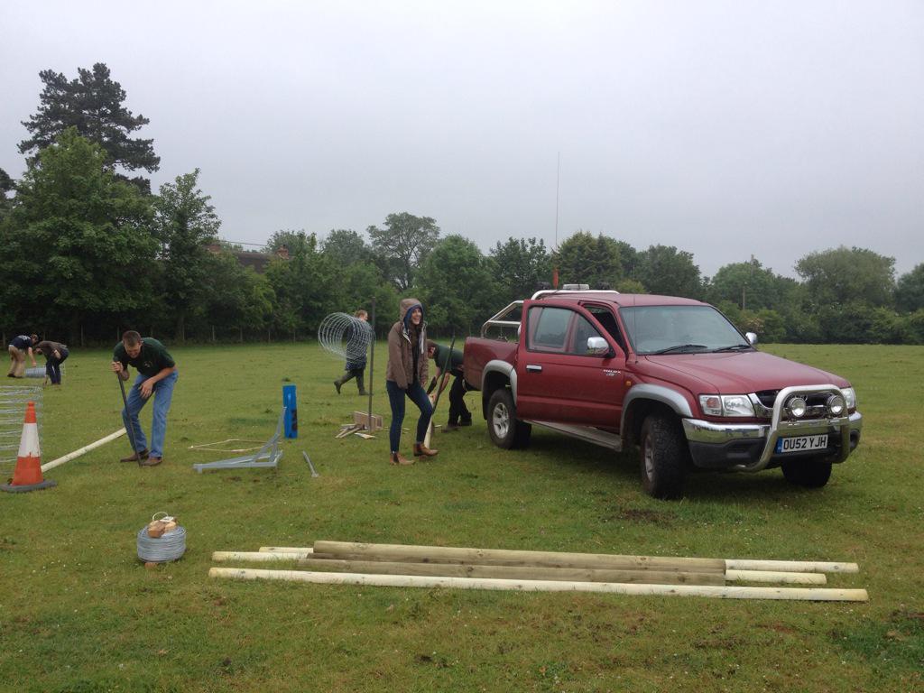 Nice wet weather <a href="/SEAYFC/">South East Area YFC</a> fencing competition!! Go team Henley!!