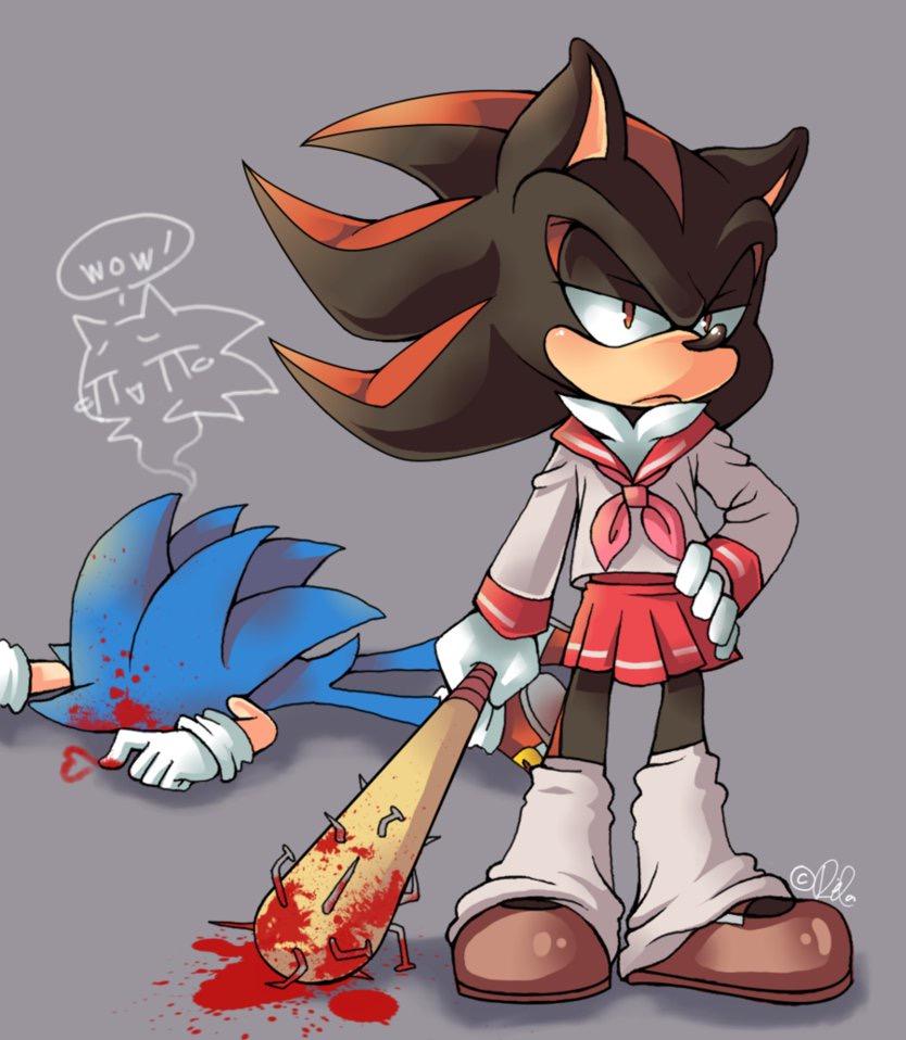 Sonic The Hedgehog on X: Shadow! you look so c