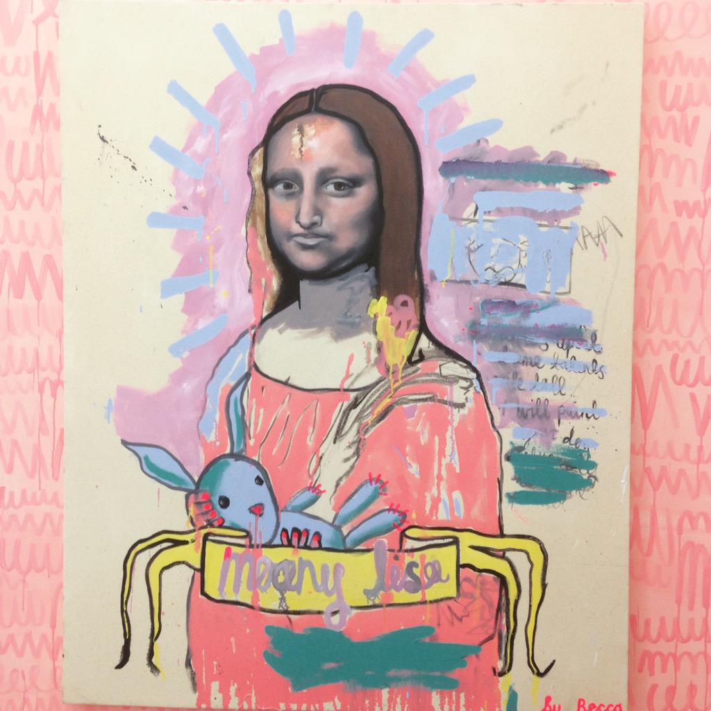 ArrrowGallery's tweet image. #RebeccaGibson's paintings are beautiful and hilarious at #GSA #degreeshow #degreeshow #art @GSofA