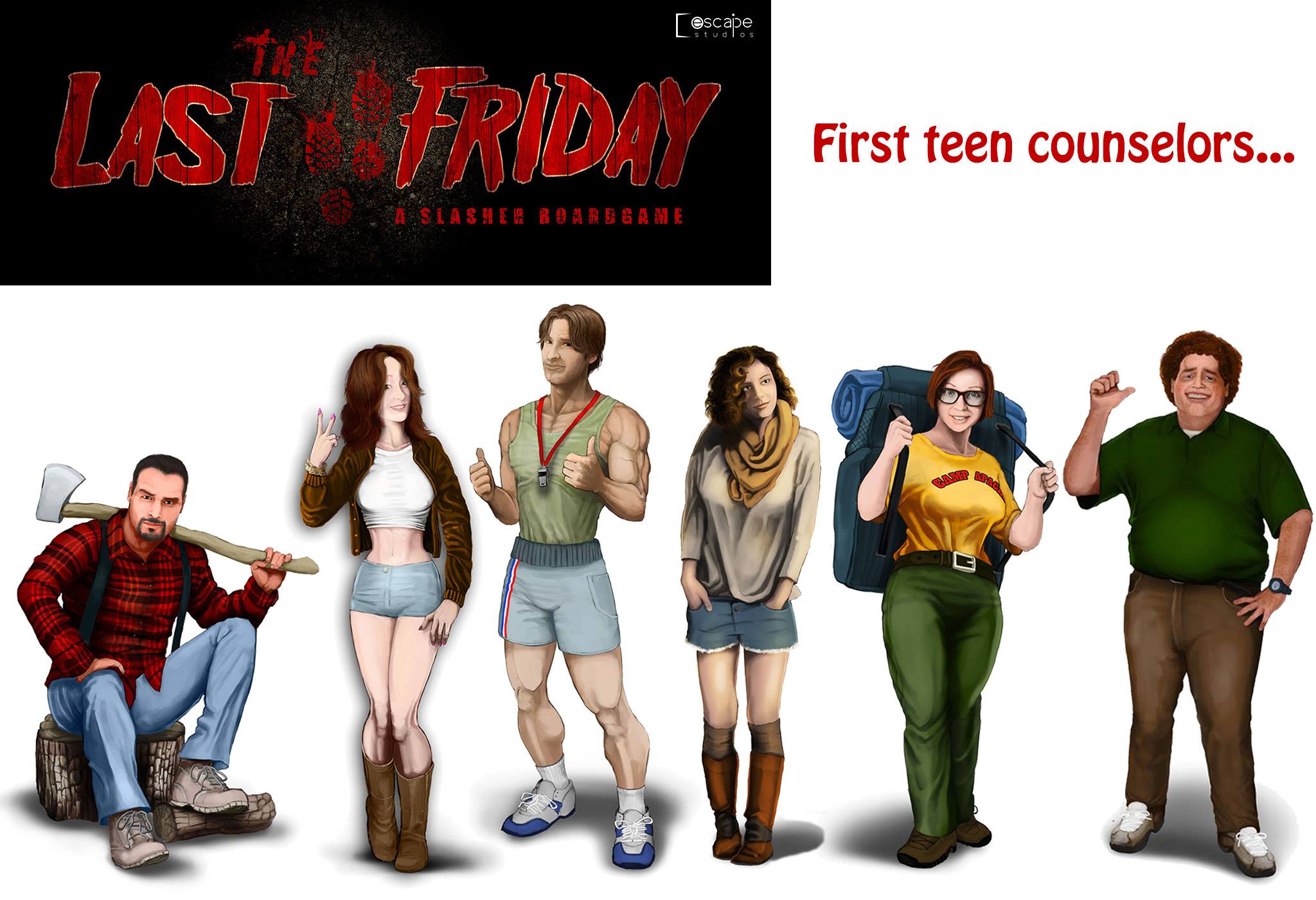 Last Friday' - A Friday the 13th-inspired slasher board game